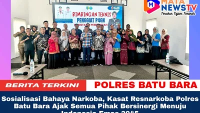 Sosialisasi Bahaya Narkoba, Kasat Resnarkoba Polres Batu Bara Ajak Semua Pihak Bersinergi Menuju Indonesia Emas 2045