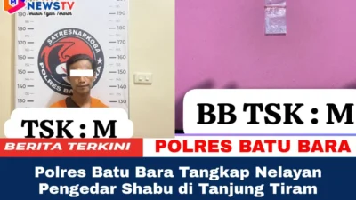 Polres Batu Bara Tangkap Nelayan Pengedar Shabu di Tanjung Tiram