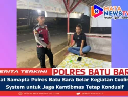 Sat Samapta Polres Batu Bara Gelar Kegiatan Cooling System untuk Jaga Kamtibmas Tetap Kondusif