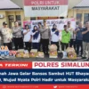 Polsek Tanah Jawa Gelar Bansos Sambut HUT Bhayangkara ke-79, Wujud Nyata Polri Hadir untuk Masyaraka...
