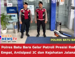 Polres Batu Bara Gelar Patroli Presisi Roda Empat, Antisipasi 3C dan Kejahatan Jalanan
