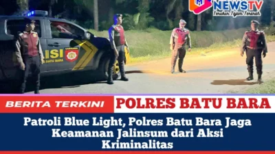 Patroli Blue Light, Polres Batu Bara Jaga Keamanan Jalinsum dari Aksi Kriminalitas