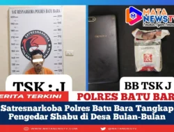 Satresnarkoba Polres Batu Bara Tangkap Pengedar Shabu di Desa Bulan-Bulan
