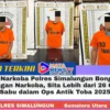 Sat Narkoba Polres Simalungun Bongkar Jaringan Narkoba, Sita Lebih dari 26 Gram Sabu dalam Ops Antik...