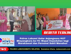 Polres Labusel Gelar Anjangsana HUT Bhayangkara ke-79: Wujud Kepedulian bagi Warakawuri dan Personel Sakit Menahun