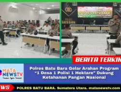 Polres Batu Bara Gelar Arahan Program “1 Desa 1 Polisi 1 Hektare” Dukung Ketahanan Pangan Nasional