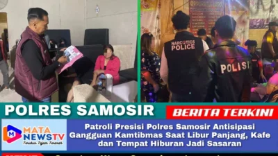 Patroli Presisi Polres Samosir Antisipasi Gangguan Kamtibmas Saat Libur Panjang, Kafe dan Tempat Hiburan Jadi Sasaran