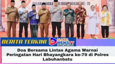 Doa Bersama Lintas Agama Warnai Peringatan Hari Bhayangkara ke-79 di Polres Labuhanbatu