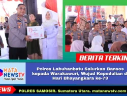 Polres Labuhanbatu Salurkan Bansos kepada Warakawuri, Wujud Kepedulian di Hari Bhayangkara ke-79
