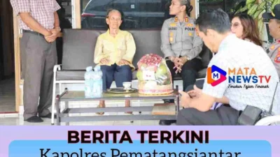 Peduli Warga, Kapolres Pematangsiantar Kunjungi Kediaman Elfride Purba