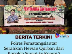 Polres Pematangsiantar Serahkan Hewan Qurban dari Kapolda Sumut ke Kompi 2 Batalyon B Sat Brimob
