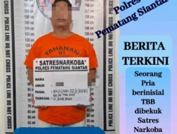 Gara-gara simpan Sabu 1,32 Gram Dirumahnya, Seorang Pria dibekuk Satres Narkoba Polres Pematang Siantar 