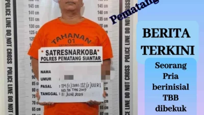 Gara-gara simpan Sabu 1,32 Gram Dirumahnya, Seorang Pria dibekuk Satres Narkoba Polres Pematang Siantar 