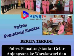 Sambut Hari Bhayangkara ke-79, Polres Pematangsiantar Gelar Anjangsana ke Warakawuri dan Personel Sakit