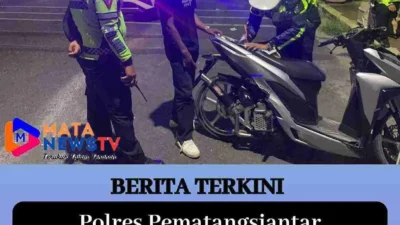 KRYD Hingga Subuh, Polres Pematangsiantar Mengamankan 15 Unit Sepedamotor Knalpot Brong