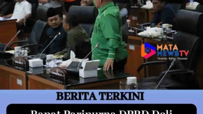 Rapat Paripurna DPRD Deli serdang Ricuh, Pimpinan Dewan Dinilai Tidak Pro-Rakyat
