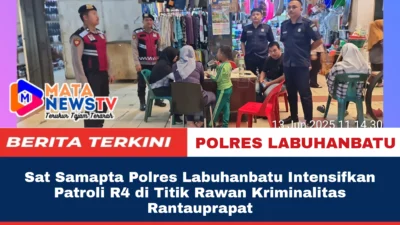 Sat Samapta Polres Labuhanbatu Intensifkan Patroli R4 di Titik Rawan Kriminalitas Rantauprapat