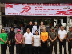 Polres Pematangsiantar Gelar Olahraga Bersama TNI dan Masyarakat