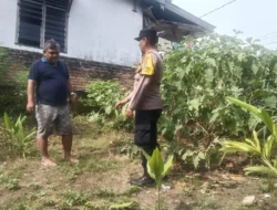 Dukung Ketahan Pangan, Polsek Siantar Utara Sambangi Warga Manfaatkan Lahan