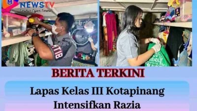 Lapas Kelas III Kotapinang Intensifkan Razia, Temukan Handphone Ilegal di Kamar Warga Binaan