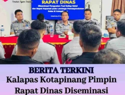 Kalapas Kotapinang Pimpin Rapat Dinas Diseminasi Penguatan Tusi