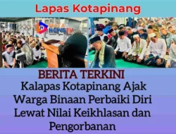 Momentum Idul Adha 1446 H, Kalapas Kotapinang Ajak Warga Binaan Perbaiki Diri Lewat Nilai Keikhlasan dan Pengorbanan