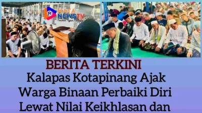 Momentum Idul Adha 1446 H, Kalapas Kotapinang Ajak Warga Binaan Perbaiki Diri Lewat Nilai Keikhlasan dan Pengorbanan