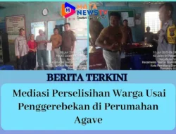 Bhabinkamtibmas Polsek Siantar Marihat Mediasi Perselisihan Warga Usai Penggerebekan di Perumahan Agave
