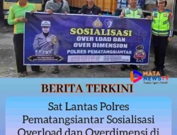 Sat Lantas Polres Pematangsiantar Sosialisasi Overload dan Overdimensi di Pengusaha Expedisi