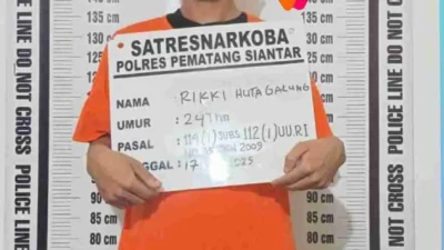 Miliki Sabu 1,63 Gram, Sopir Taksi Online Diamankan Polres Pematangsiantar