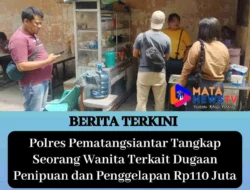 Polres Pematangsiantar Tangkap Seorang Wanita Terkait Dugaan Penipuan dan Penggelapan Rp110 Juta