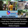 Polsek Siantar Selatan Bersama Lurah Karo Tindaklanjuti Keluhan Warga Terkait Limbah Rumah Makan Kap...