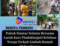Polsek Siantar Selatan Bersama Lurah Karo Tindaklanjuti Keluhan Warga Terkait Limbah Rumah Makan Kapau