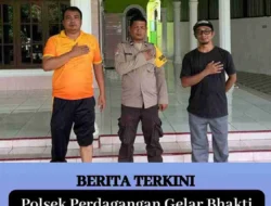 Polsek Perdagangan Gelar Bhakti Sosial Religi di 2 (Dua) Masjid Sambut HUT Bhayangkara ke-79