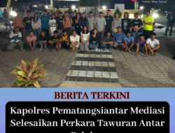 Kapolres Pematangsiantar Mediasi Selesaikan Perkara Tawuran Antar Pelajar 