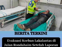 Polres Pematangsiantar Evakuasi Korban Lakalantas di Jalan Rondahaim Setelah Laporan Masyarakat ke Call Center 110
