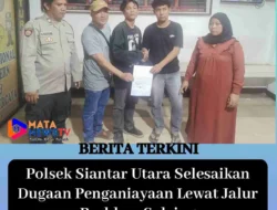Polsek Siantar Utara Selesaikan Dugaan Penganiayaan Lewat Jalur Problem Solving