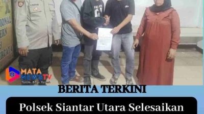 Polsek Siantar Utara Selesaikan Dugaan Penganiayaan Lewat Jalur Problem Solving