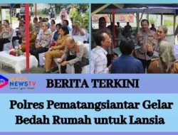 Sambut Hari Bhayangkara ke-79, Polres Pematang Siantar Gelar Bedah Rumah untuk Lansia