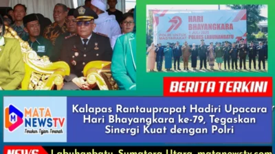 Kalapas Rantauprapat Hadiri Upacara Hari Bhayangkara ke-79, Tegaskan Sinergi Kuat dengan Polri