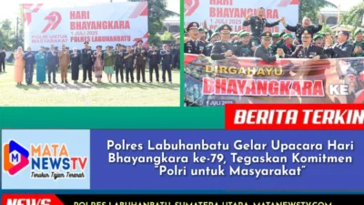 Polres Labuhanbatu Gelar Upacara Hari Bhayangkara ke-79, Tegaskan Komitmen “Polri untuk Masyarakat”