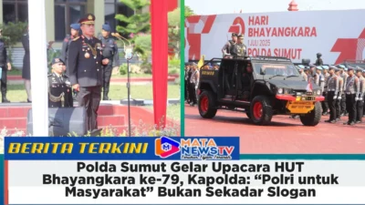 Polda Sumut Gelar Upacara HUT Bhayangkara ke-79, Kapolda: “Polri untuk Masyarakat” Bukan Sekadar Slogan