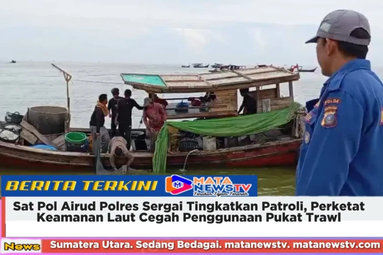 Sat Pol Airud Polres Sergai Tingkatkan Patroli, Perketat Keamanan Laut Cegah Penggunaan Pukat Trawl