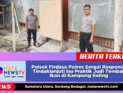Polsek Firdaus Polres Sergai Responsif Tindaklanjuti Isu Praktik Judi Tembak Ikan di Kampung Keling
