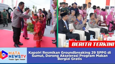 Kapolri Resmikan Groundbreaking 29 SPPG di Sumut, Dorong Akselerasi Program Makan Bergizi Gratis