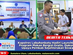 Kapolres Labuhanbatu Hadiri Launching Program Makan Bergizi Gratis, Dukung Upaya Pemkab Sejahterakan Siswa