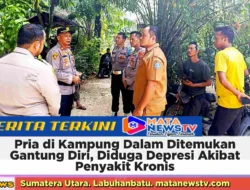 Pria di Kampung Dalam Ditemukan Gantung Diri, Diduga Depresi Akibat Penyakit Kronis