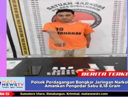 Polsek Perdagangan Bongkar Jaringan Narkoba, Amankan Pengedar Sabu 8,18 Gram