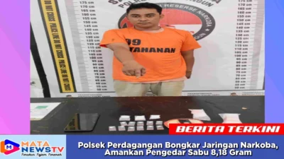 Polsek Perdagangan Bongkar Jaringan Narkoba, Amankan Pengedar Sabu 8,18 Gram