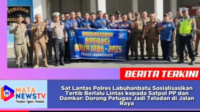 Sat Lantas Polres Labuhanbatu Sosialisasikan Tertib Berlalu Lintas kepada Satpol PP dan Damkar: Dorong Petugas Jadi Teladan di Jalan Raya